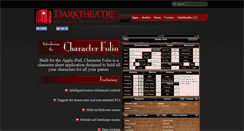 Desktop Screenshot of darktheatre.net