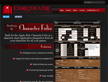 Tablet Screenshot of darktheatre.net